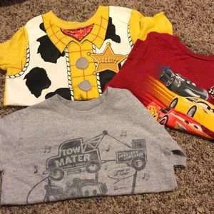 Disney toddler shirt bundle.